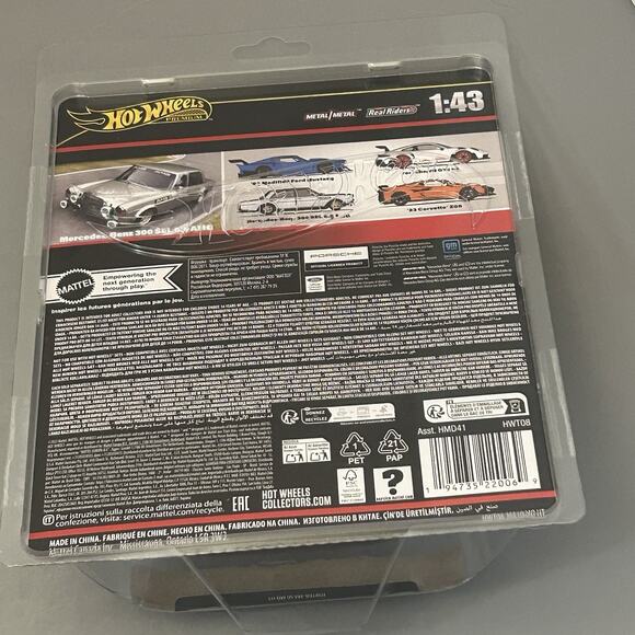 Hot Wheels Premium 2023 Mercedes Benz 300 Sel 6.8 AMG 1/43 Scale New Sealed - Picture 3 of 4